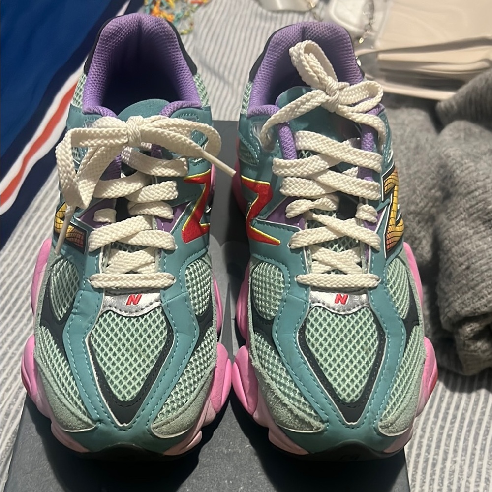 New Balance Athletic Shoes - Teal, Purple, Pink